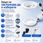 Професионална голяма увеличителна настолна лупа с LED осветление за четене гоблени бродиране шиене, снимка 6