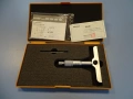 Дълбокомер Mitutoyo 128-102 depth micrometer 0-25mm DMS100-25, снимка 1