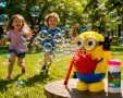 Забавна играчка за сапунени балони Миньон със светлини и музика , снимка 1