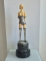 Бруно Зах 1891–1935 Камшикът за езда пластика АРТ ДЕКО Wien, снимка 2