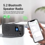 DAB радио с Bluetooth, презареждащо се цифрово FM радио, преносимо DAB+ радио с батерии, снимка 4