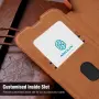 Nillkin Qin Pro кожен калъф със защита на камерата - Samsung S25 Ultra, снимка 4