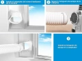 Мобилен климатик Midea Penguin, 12000 BTU. Охлаждане + отопление + вентилация с HEPA филтър, А+, снимка 7
