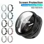 Samsung Galaxy Watch 9 44mm / Watch 9 40mm / 360° Твърд пластмасов кейс с вграден протектор за екран, снимка 1