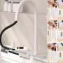 Умна кухненска мивка с изтеглящ се кран – LED дисплей, снимка 4