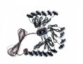 Комплект 16 LED блиц светлини с контролер 12V – жълти аварийни лампи за пътна помощ и платформа, снимка 3