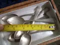 Комплект шест посребрени лъжички, снимка 2