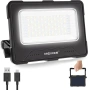 Соларна LED лампа за къмпинг, строителна, 10 W LED, 4 режима, USB зареждане, снимка 1