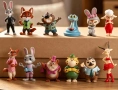 12 бр Зоотопия Зоотрополис Zootopia Zootropolis PVC пластмасови играчки фигурки за игра украса торта, снимка 2