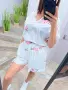 Дамски сет с бродерия и камъчета, снимка 4
