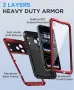 Кейс Beeasy за Iphone 17 Pro, IP68 водоустойчив, удароустойчив алуминиев брониран калъф с протектор, снимка 5