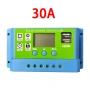 30A PWM соларно зарядно соларен контролер 12/24 с две USB, снимка 1
