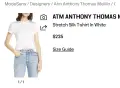 Оригинална копринена тениска ATM Anthony Thomas Melillo, луксозен бранд, размер S, снимка 9
