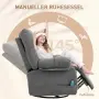 Релаксиращ стол HOMCOM с функция за масаж, снимка 4