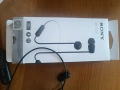 Безжични слушалки с микрофон Sony - WI-C100, черни, снимка 1