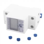 Монофазен електромер за DIN шина 35mm LCD 5(80)A 230V с измерване на kWh, напрежение 10419, снимка 7