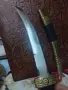 Красива извита кама, кинжал на майстор Валентин Чилингиров., снимка 8