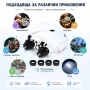 Професионална часовникарска увеличителна лупа за глава LED осветление лампа за бижутери часовникари, снимка 7