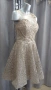 Къса рокля в златисто, снимка 2