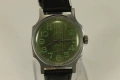 1970's ЗИМ Зелен Циферблат Стар Руски Ръчен Часовник, снимка 4
