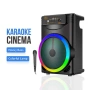 Преносима караоке тонколона с микрофон ZQS8146, снимка 6