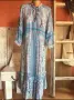 💙🩵👗 Дълга, лека и ефирна рокля Zara💎 s/m/l рамер, снимка 4