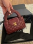 Chanel Kelly Дамска Чанта Цвят Бордо Код Brand Luxury Fashion10, снимка 3
