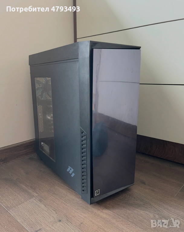 PC - Ryzen 5 1600 / 16GB RAM / GTX 6GB / 256 SSD / 1TB HDD / 620W PSU / Case-Zalman R1, снимка 1
