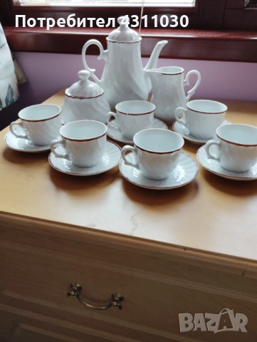 Нови българси  сервизи за кафе от 80-те години, снимка 12 - Сервизи - 54199352