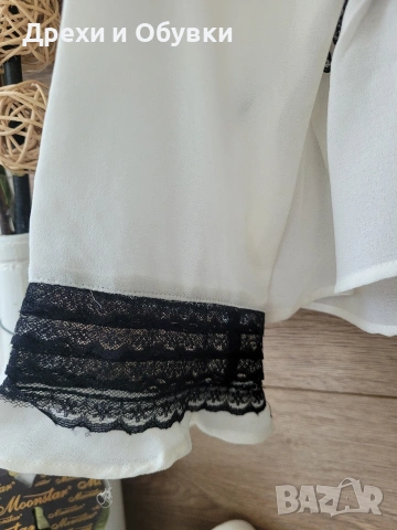 Елегантна официална блуза ZARA , снимка 4 - Блузи с дълъг ръкав и пуловери - 54692397