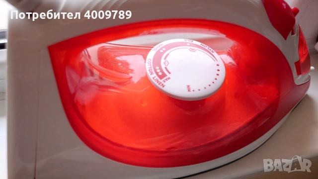 Червена Ютия Philips Easy Speed С Направена Профилактика, снимка 6 - Ютии - 54630433
