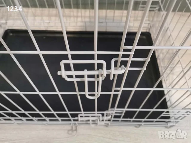 НОВА метална сгъваема клетка за куче 77x50x54см за транспорт и стационар, снимка 2 - За кучета - 55328546