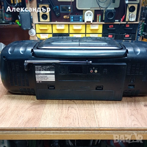 Касетофон Sharp WQ-731T с Li-Ion батерия, снимка 4 - Аудиосистеми - 53967187