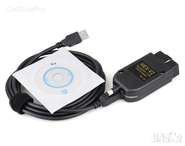 Професионален VAG COM VCDS HEX-V2 – Диагностика и Кодиране за VW, Audi, Seat, Skoda, снимка 2 - Аксесоари и консумативи - 54444646