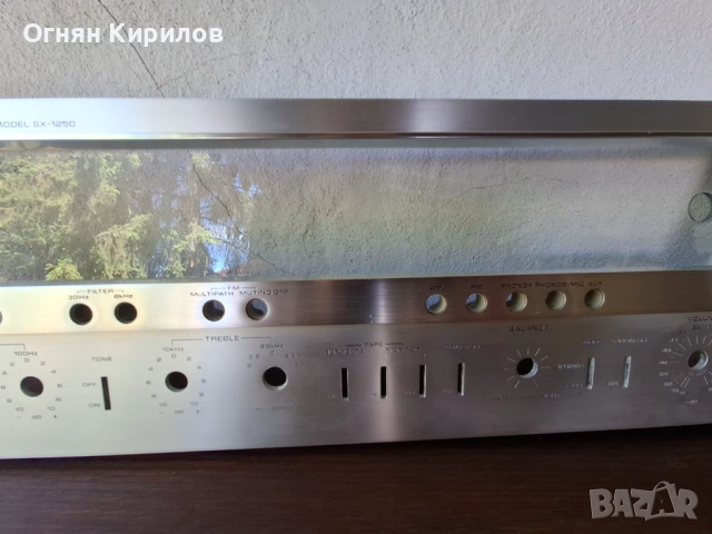 Челен панел ресийвър Pioneer SX 1250 / Faceplate receiver Pioneer SX 1250, снимка 12 - Други - 54668699
