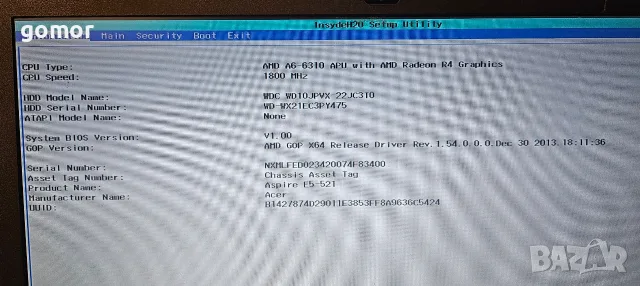 Acer Aspire E 15 E5-521-62YC – 4-ядрен AMD, 8GB RAM, 1TB HDD, 15.6″, снимка 2 - Лаптопи за работа - 55450898