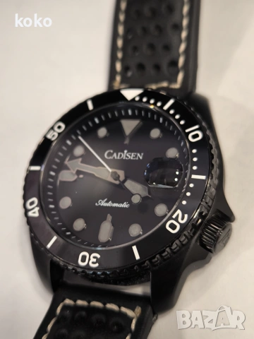 Часовник автоматичен японски Cadisen , снимка 3 - Мъжки - 55229883