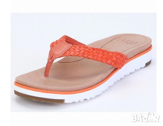 Кожени чехли / сандали UGG Australia Lorrie 1016176 Fire Opal Flip Flops номер 39 и 40