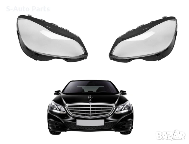 Стъкла за фарове на Mercedes E-Class W212 Facelift LCI ( 2013-2016 ) г., снимка 6 - Аксесоари и консумативи - 54134898