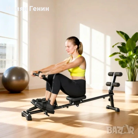 Гребен тренажор SPORTNOW, снимка 9 - Фитнес уреди - 54546343