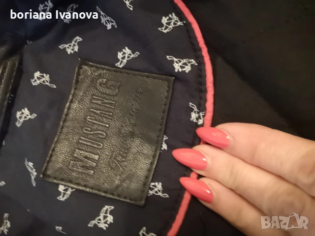 Mustang естествена кожа , снимка 8 - Якета - 54415055