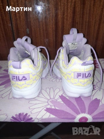 Fila, Disruptor eco-leather sneakers, снимка 4 - Детски маратонки - 55195435