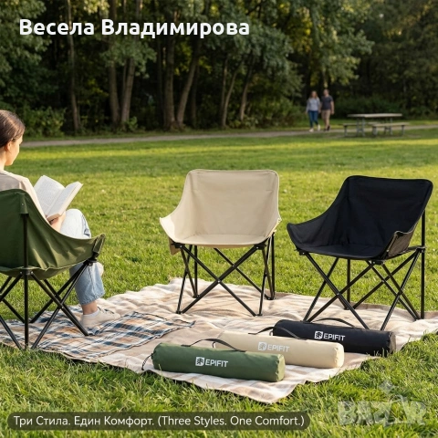 Сгъваем къмпинг стол EPIFIT