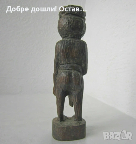 Дървени: Дявол - сива, стара, дървена маска, нъж фигура еротика, дърворезба, снимка 8 - Декорация за дома - 54928254