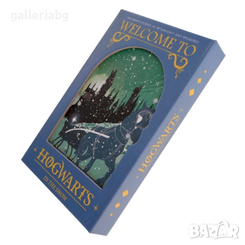Луксозен тефтер Harry Potter Hogwarts in the Snow с магнитно закопчаване – 11x17 см, снимка 2 - Ученически пособия, канцеларски материали - 54928516