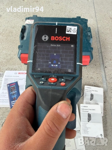 Bosch D-tect 200 C Скенер за стени, снимка 3 - Други инструменти - 54398814