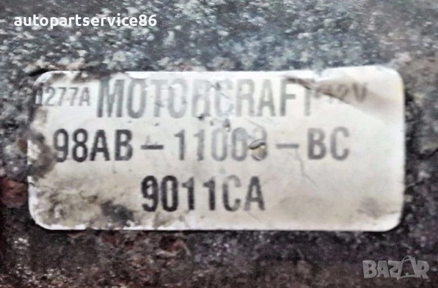 Стартер Мотор за Ford Focus Mk1 1.4 98AB11000BC, снимка 2 - Части - 55062365