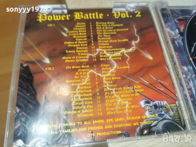 POWER BATTLE X2 CD-ВНОС GERMANY 3105261914H2E6R, снимка 3 - CD дискове - 54729592