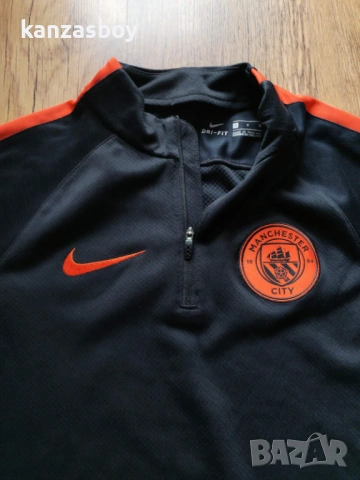 NIKE Manchester City Training Shirt Drill Top - страхотна футболна блуза С