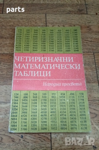 Четиризначни Математически Таблици